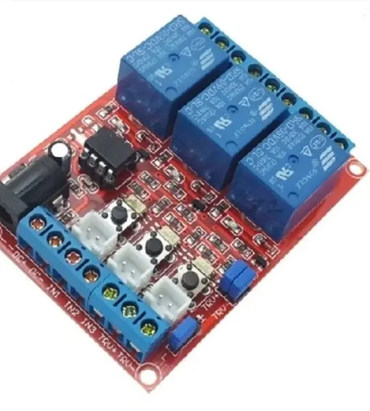 5V 3-Channel Relay Module High/Low Level Triger Self-Lock Relay