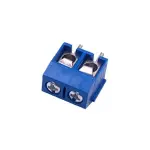 5mm Pitch 2 Pole PCB Mount Screw Terminal Block Connector