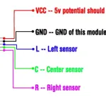3 Channle IR Infrared Tracking Tracing Sensor