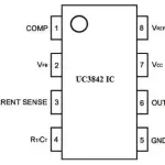 UC3842 - DIP8 IC