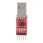 USB to TTL UART Serial Converter CP2102 STC (red)
