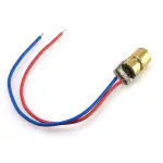 650nm 6mm 5V 5mW Adjustable Laser Dot Diode Module Red Copper