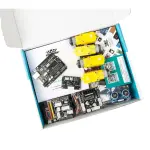 4 wd,Arduino UNO R3, Line Tracking Module,Ultrasonic Sensor, Bluetooth module,Remote kuongshun Smart Robot Car Kit Unassembled