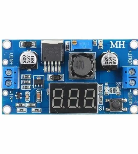 LM2596 DC-DC Step Down Converter Module with led display