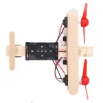 DIY Educational Toy Set double Winged Glide Plane unassembled