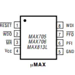 MAX706 - DIP8 IC